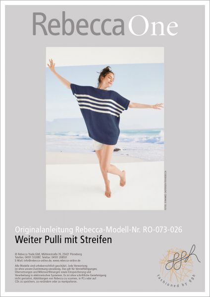 Strickanleitung - Pulli mit Streifen