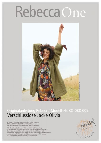 Anleitung - Verschlusslose Jacke Olivia