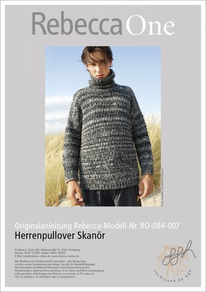 Anleitung - Herrenpullover Skanör