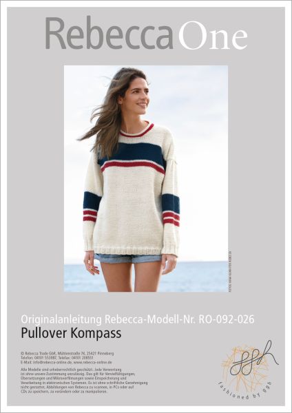 Anleitung - Pullover Kompass