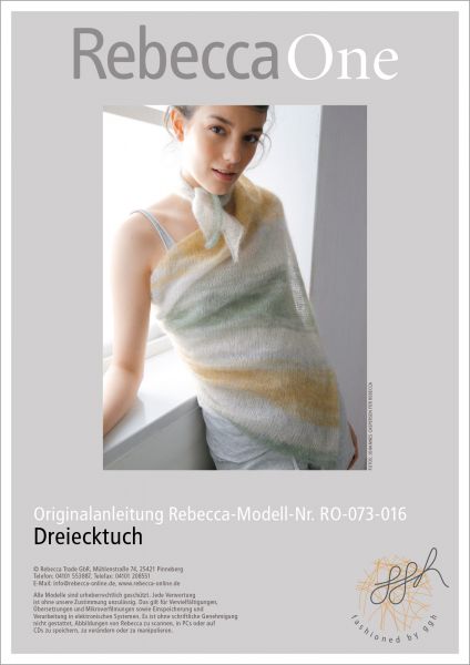 Strickanleitung - Dreieckstuch