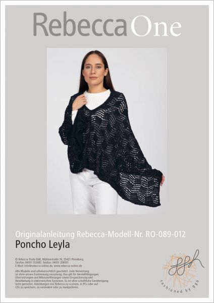 Anleitung - Poncho Leyla