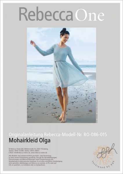 Pattern Mohair Dress Olga