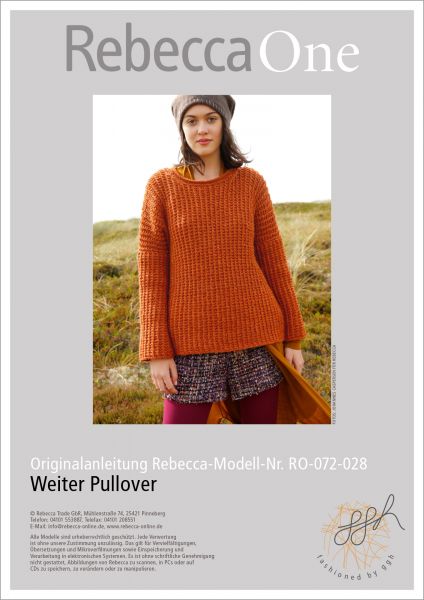 Knit pattern – rib knit jumper