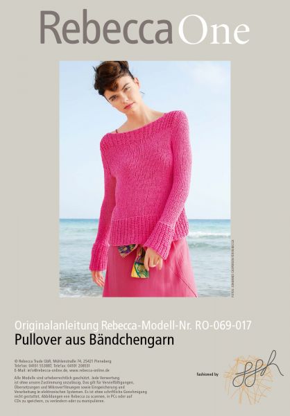 Pullover aus Bändchengarn