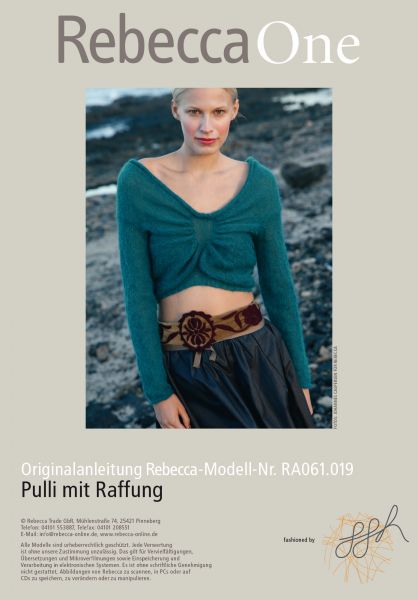 Pulli mit Raffung