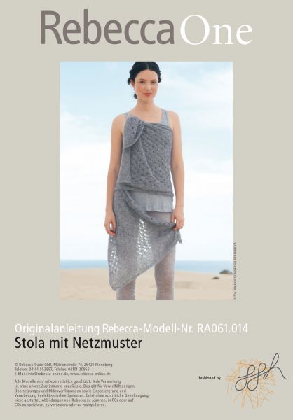 Stola mit Netzmuster