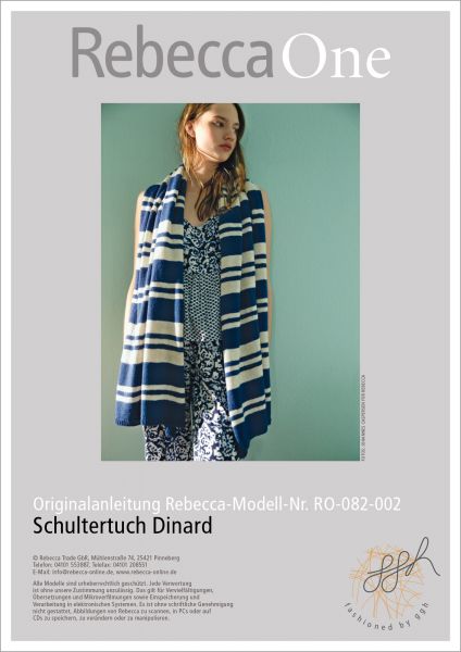 Pattern Shoulder Shawl Dinard