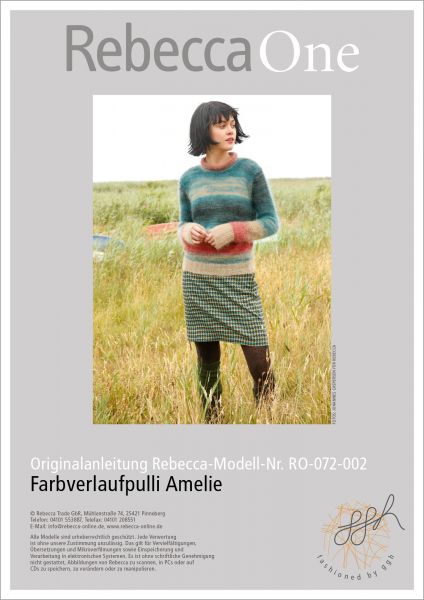 Strickanleitung - Farbverlaufpulli Amelie