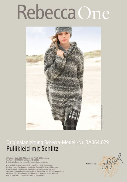 Pullikleid mit Schlitz