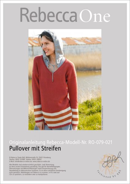 Anleitung - Pullover mit Streifen