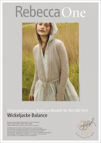 Anleitung - Wickeljacke Balance