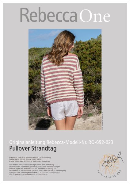 Anleitung - Pullover Strandtag