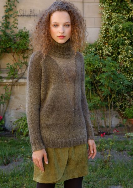 Knit pattern – Jumper with transparent V