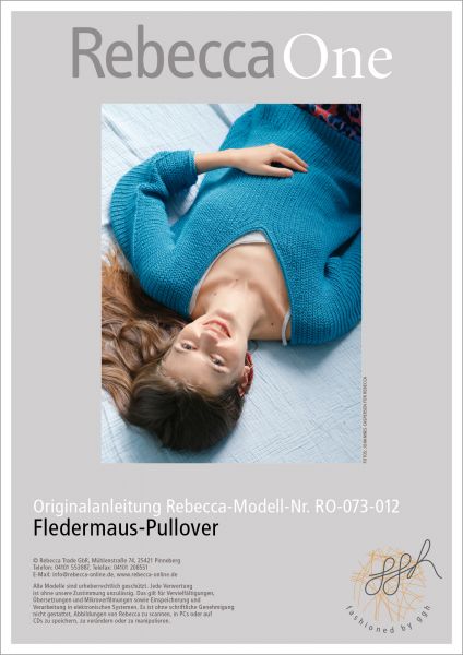 Strickanleitung - Fledermaus-Pullover