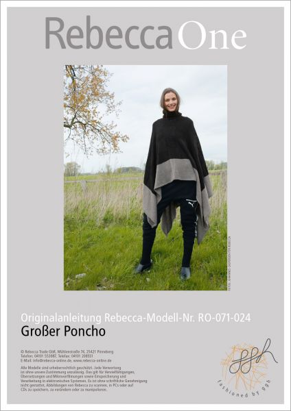 Knit pattern – poncho