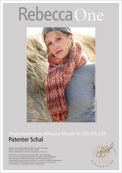 Knit pattern - Patent scarf