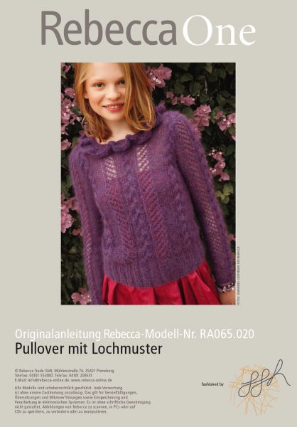 Pullover mit Lochmuster