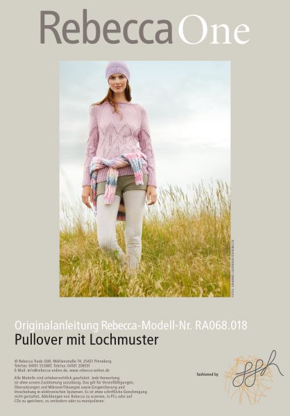 Lochmusterpullover