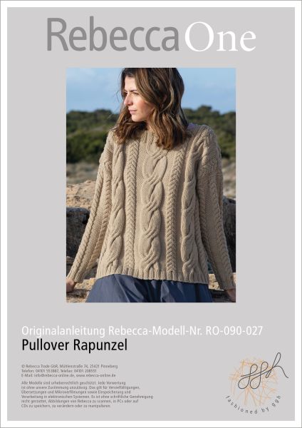 Anleitung - Pullover Rapunzel