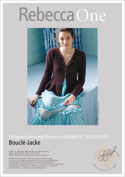 Strickanleitung - Bouclé-Jacke