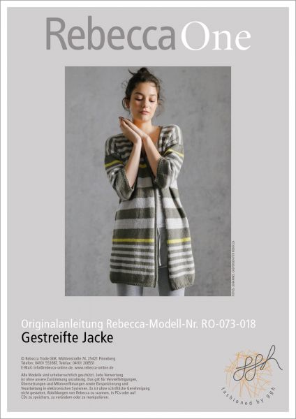 Strickanleitung - Gestreifte Jacke