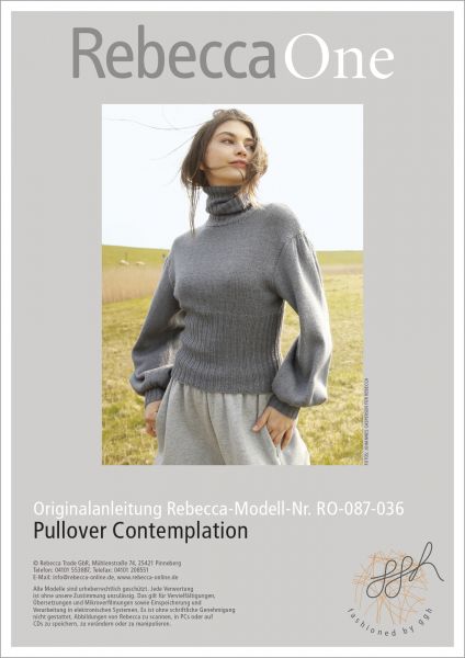 Anleitung - Pullover Contemplation