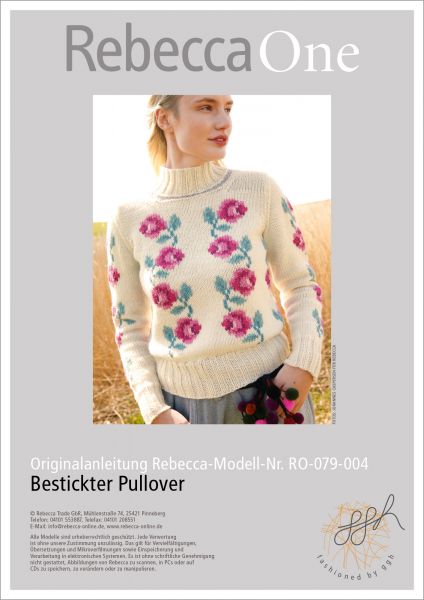 Anleitung - Bestickter Pullover