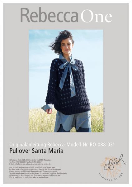 Anleitung - Pullover Santa Maria