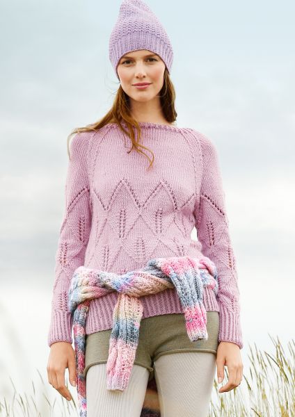 Lochmusterpullover