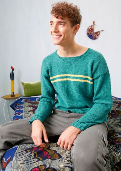 Striped men’s jumper