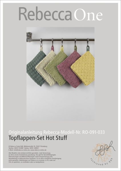 Anleitung - Topflappen-Set Hot Stuff