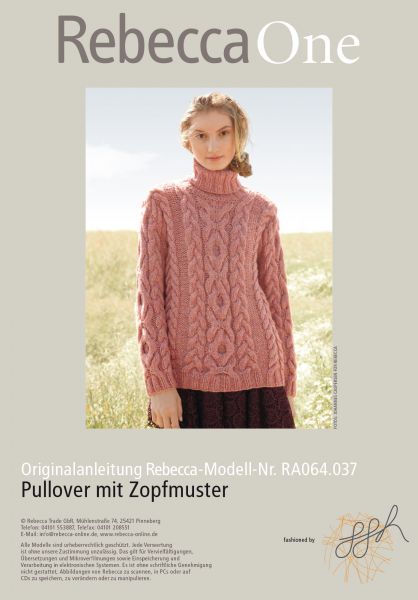 Pullover mit Zopfmuster