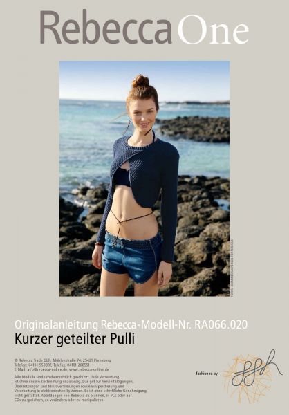 Kurzer geteilter Pulli