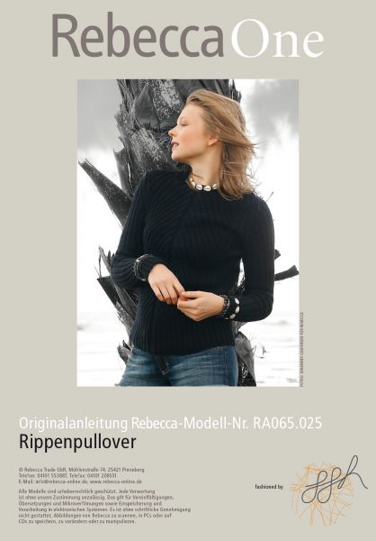 Rippenpullover