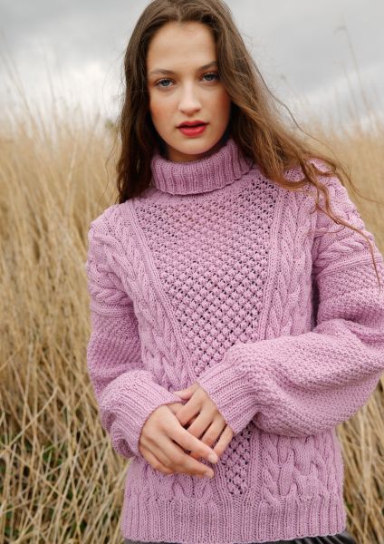 Cable knit jumper