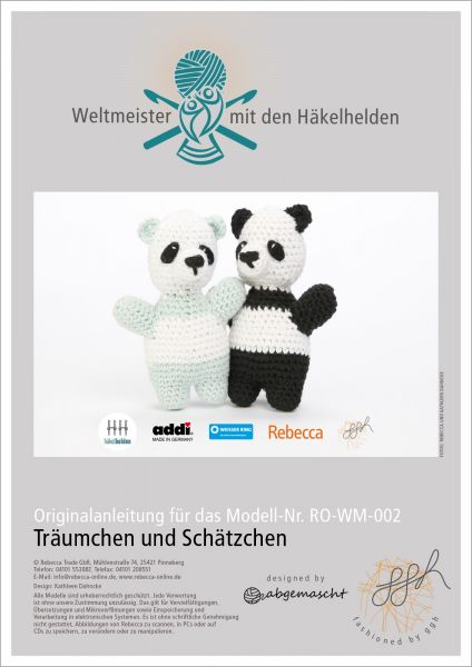 Häkelanleitung Panda "Träumchen und Schätzchen"