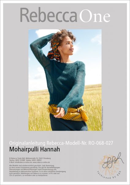 Strickanleitung: Mohairpullover Hannah