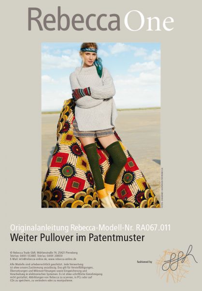 Weiter Patentpullover