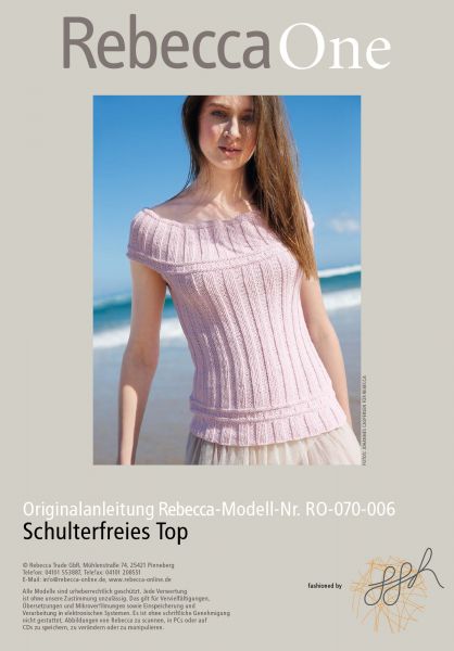 Knit pattern – off the shoulder top