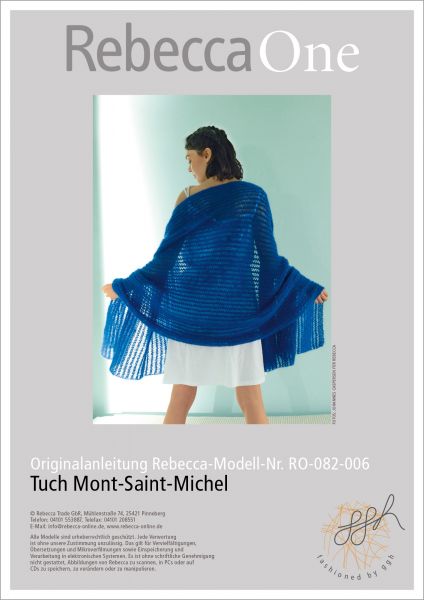 Pattern Shawl Mont Saint Michel