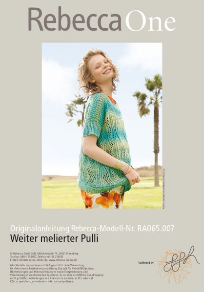 Weiter melierter Pulli