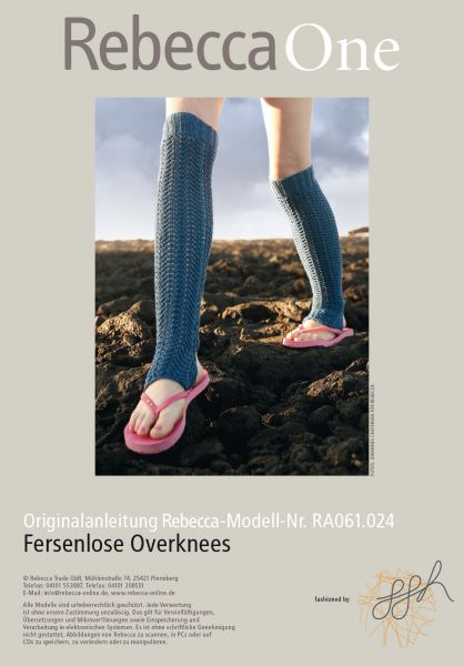 Fersenlose Overknees