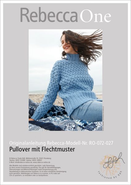 Strickanleitung - Pullover mit Flechtmuster