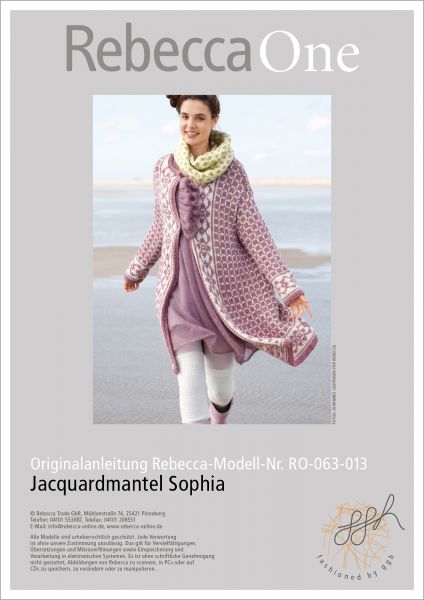 Anleitung Jacquardmantel Sophia