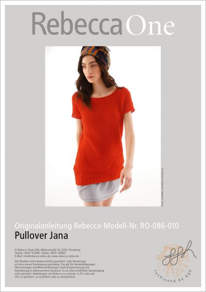 Anleitung - Pullover Jana