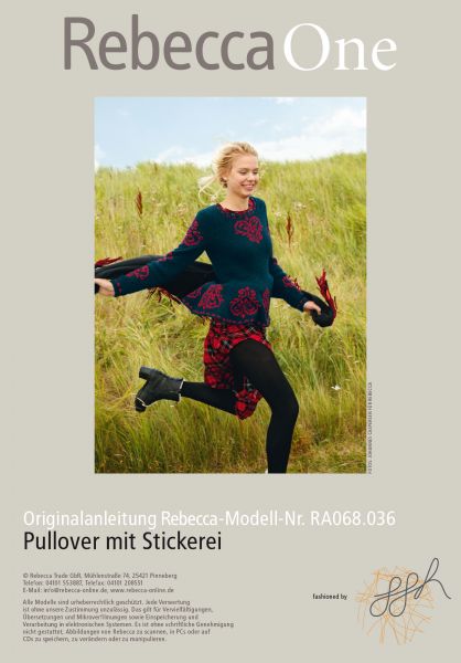 Pullover mit Stickerei