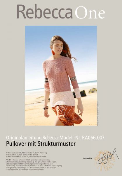 Pullover mit Strukturmuster