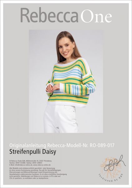 Anleitung - Streifenpulli Daisy