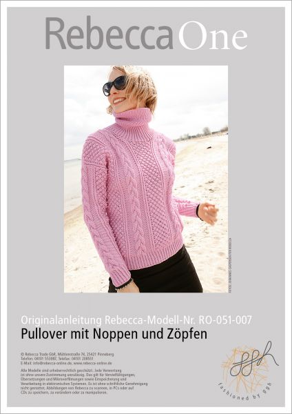 Anleitung - Rollkragenpullover